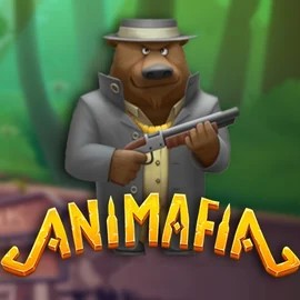 Animafia slot logo by Peter & Sons at Love CasinoAnimafia