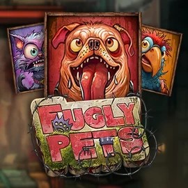 Fugly Pets slot logo by Stakelogic at Love CasinoFugly Pets