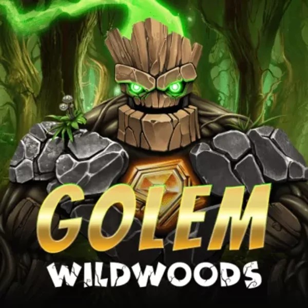 Golem Wildwoods slot logo by BF Games at Love Casino
