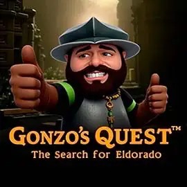 Logo of Gonzo's Quest from NetEnt at Love Casino