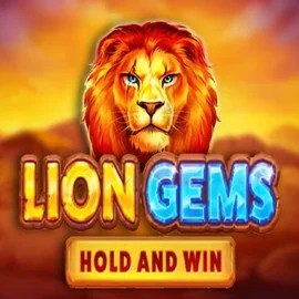Lion Gems Hold and Win slot logo by Playson at Love CasinoLion Gems Hold and Win