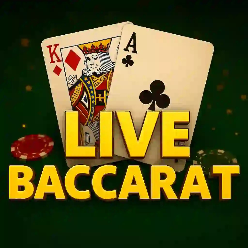 Live Baccarat slot logo by Pragmatic Live at Love CasinoLive Baccarat