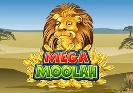 Mega Moolah slot logo by Games Global at Love Casino