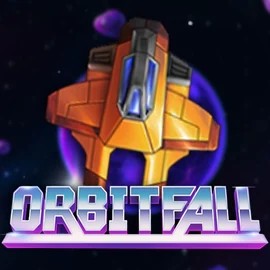 Orbitfall slot logo by ELK Studios at Love CasinoOrbitfall