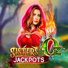 Sisters Of Oz Jackpots logo by Triple Edge Studios at Love CasinoSisters Of Oz Jackpots