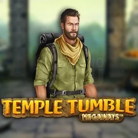 Temple Tumble Megaways slot logo by Relax Gaming at Love CasinoTemple Tumble Megaways